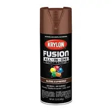 KRYLON SPRAY PAINT 2707 GLOSS ESPRESSO CAN - K02707007