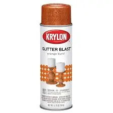 KRYLON SPRAY PAINT 3807 GLITTER BLAST ORANGE BURST CAN - K03807A00