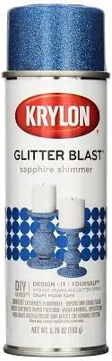KRYLON SPRAY PAINT 3814 GLITTER BLAST SAPPHIRE SHIMMER CAN - K03814A00