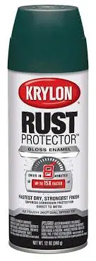 KRYLON SPRAY PAINT 69012 RUST PROTECTOR GLOSS HUNTER GREEN - K06900200