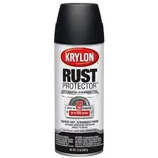 KRYLON SPRAY PAINT 69024 RUST PROTECTOR SATIN BLACK - K06902400