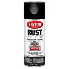 KRYLON SPRAY PAINT 69035 RUST PROTECTOR FLAT BLACK - K06903500