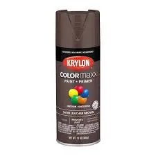 KRYLON SPRAY PAINT 9128 GLOSS LEATHER BROWN MAXX ULTIMATE COVERAGE - K09128000
