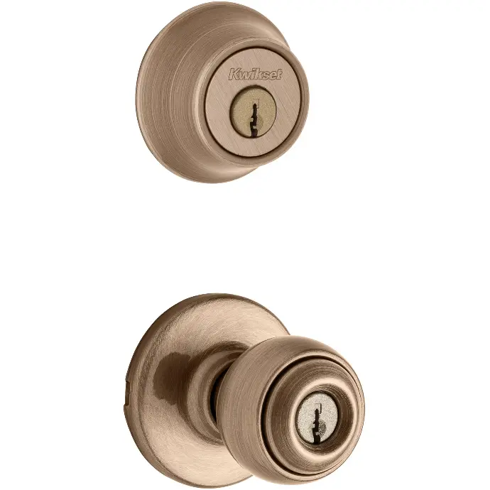 Kwikset Entry w/ Deadbolt satin 690P