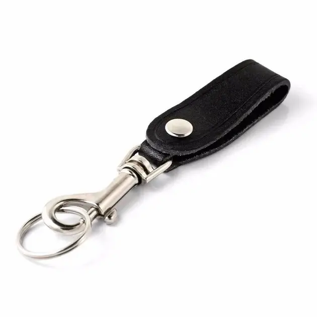 LEATHER KEY STRAP W/BOLT SNAP HY-KO - KC186