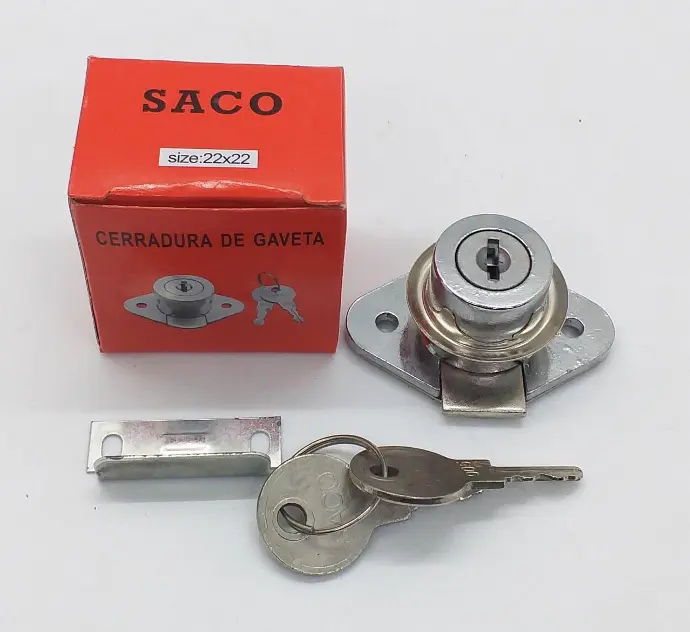 LOCK DRAWER CHROME FR17479 SACO