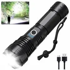 LYLTING RECHARGEABLE LED FLASHLIGHT HIGH LUMENS 9000 WATERPROOF BATTE...