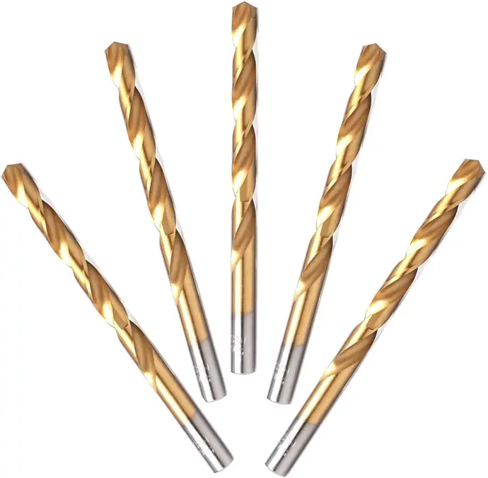 M2 HIGH SPEED DRILL 5/16" X 4-1/2" TIN COATED DARIX - DX5166M