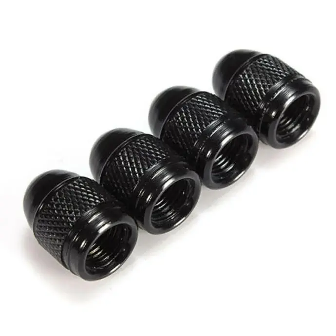 MAJIC VALVE CAPS - 4PCS GRAPHITE BLACK