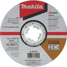 MAKITA - ABRASIVE CUTOFF WHEEL - 4" X .045 X 7/8"