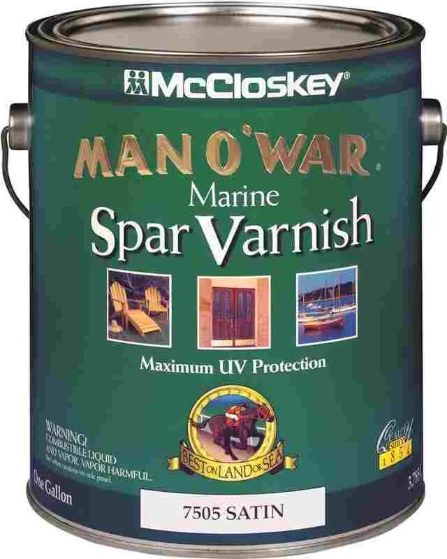 MCCLOSKRY VARNISH SPAR MARINE MANS O' WAR 7505 SATIN GAL - 080.0007505.007
