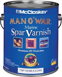 MCCLOSKRY VARNISH SPAR MARINE MANS O' WAR 7505 SEMI-GLOSS GAL - 080.0007507.007