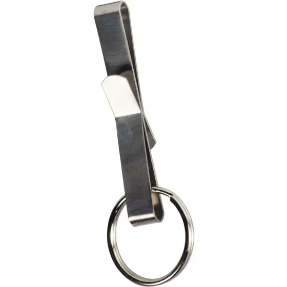 METAL BELT CLIP W/SPLIT RING HY-KO - KC182