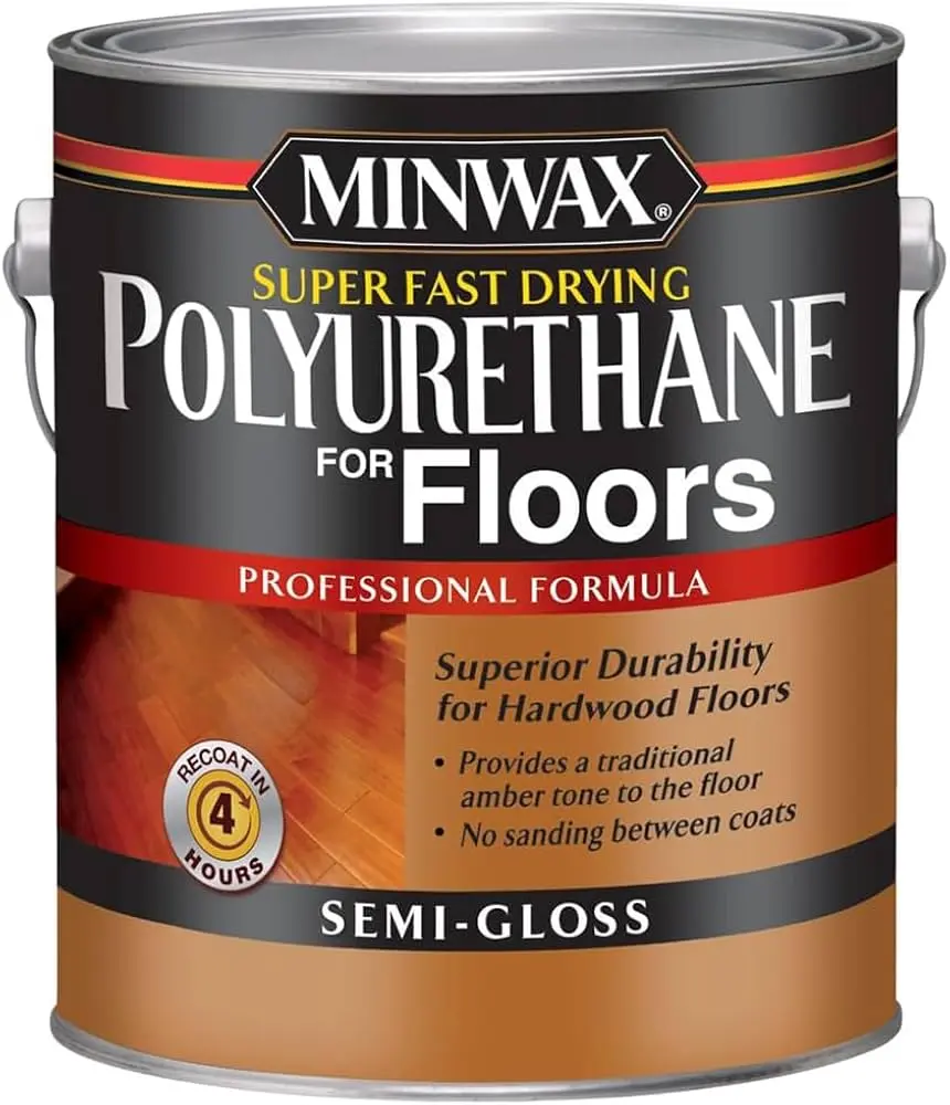 MINWAX POLYURETHANE FLOOR PROFESSIONAL FORMULA  CLEAR SEMI -GLOSS GAL - 13021000