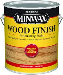 MINWAX WOOD FINISH PENETRATING STAIN CHERRY 235A GAL - 71009000