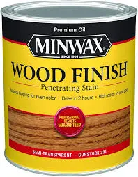MINWAX WOOD FINISH PENETRATING STAIN GUNSTOCK 231 - 700454444  QUART