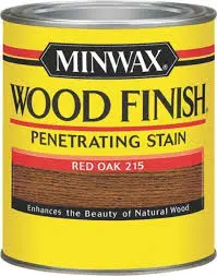 MINWAX WOOD FINISH PENETRATING STAIN RED OAK 215 QUART - 70040444 