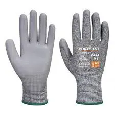 MR CUT POLYURETHANE PALM GREY GLOVE MEDIUM PORTWEST -  A622G7RM