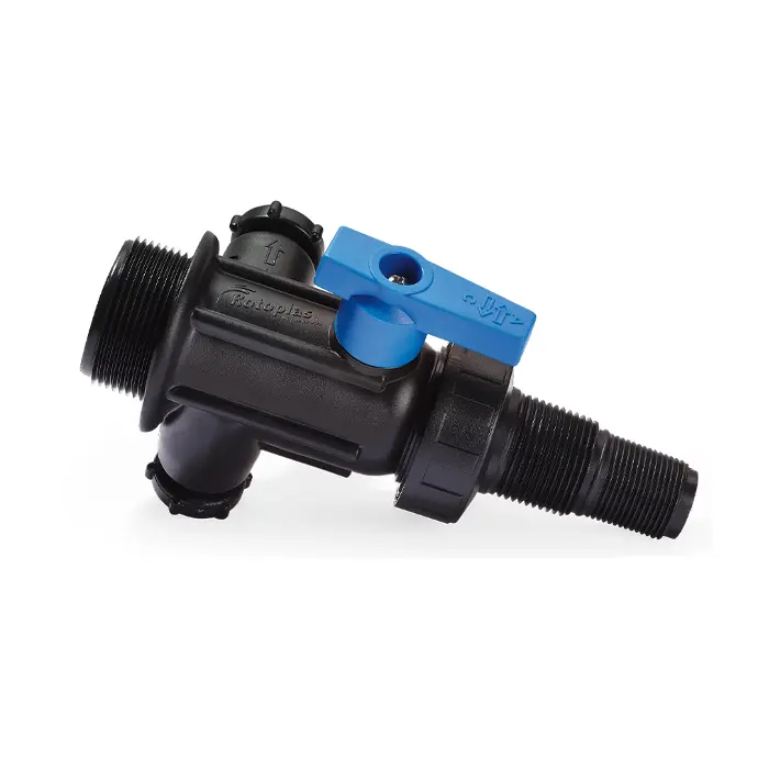 MULTICONECTOR C/VALVULA TUERCA UNION INTEG ROTOPLAS - 310054