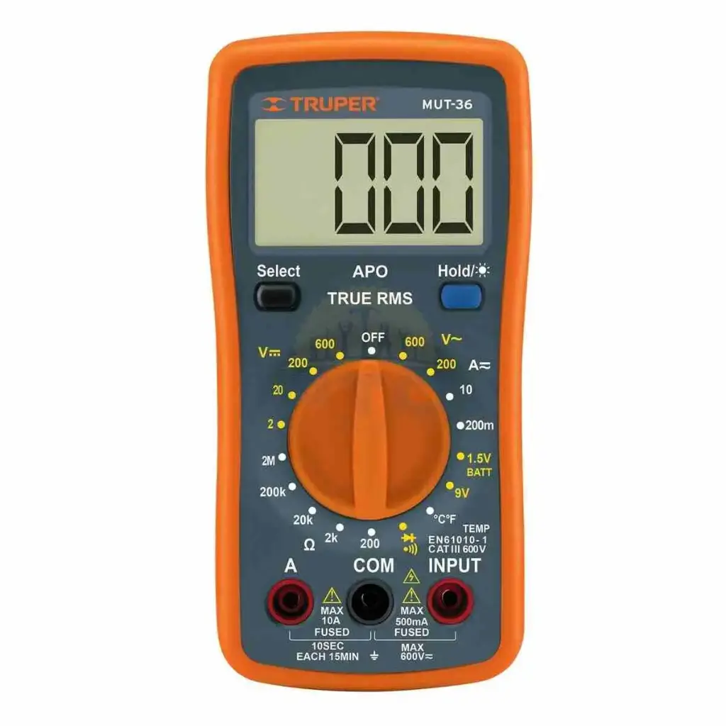 MULTIMETER GENERAL 10A MUT-36 TR