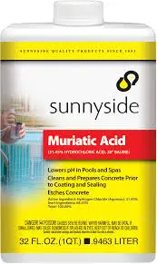 MURIATIC ACID GAL - 31.45% SUNNYSIDE