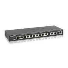 NETGEAR - 16 PORT GIGABIT UNMANAGED SWITCH DESKTOP STUARDY METAL FANLESS HOUSING - GS316