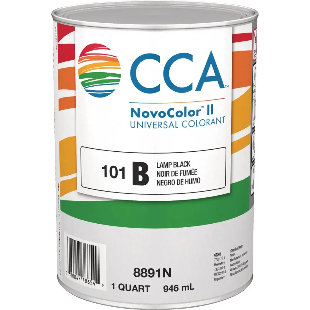 NOVOCOLOR II COLORANT ZERO B LAMP BLACK 1 GAL - 076.08891NP.007