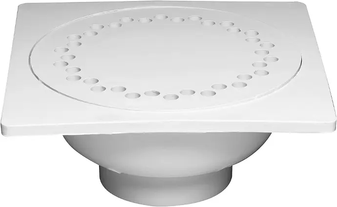 OATEY 1-1/2" or 2" PVC BELL TRAP DRAIN 6" x 6" - 43637