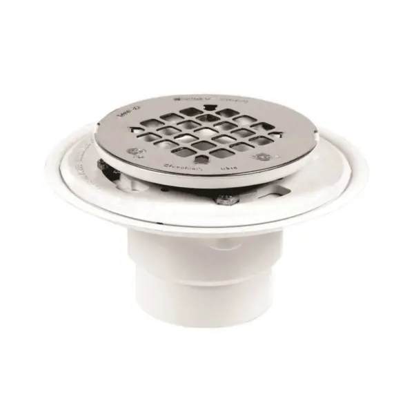 OATEY ROUND PVC DRAIN W STRAIN - 42260