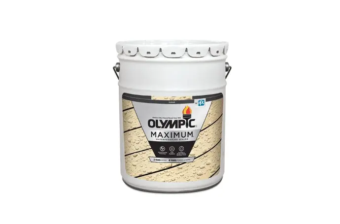 OLYMPIC-WP SEALANT- PENETRATING OIL FORMULA-2 YR PROTECTION- CLEAR - 5 GAL - 57500A/05