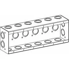ORBIT 6-GANG MASONRY BOX 2-1/2" DEEP - MSB-6