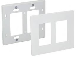ORBIT COMMON GRADE SNAP-ON DECOR WALL PLATE 2GANG WHITE - OPS262-W