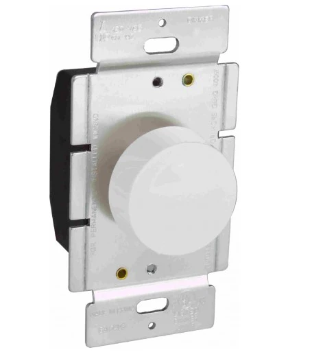 ORBIT SINGLE POLE 3-WAY ROTARY DIMMER PUSH ON/OFF 120V 600W WHITE - RDP603-W