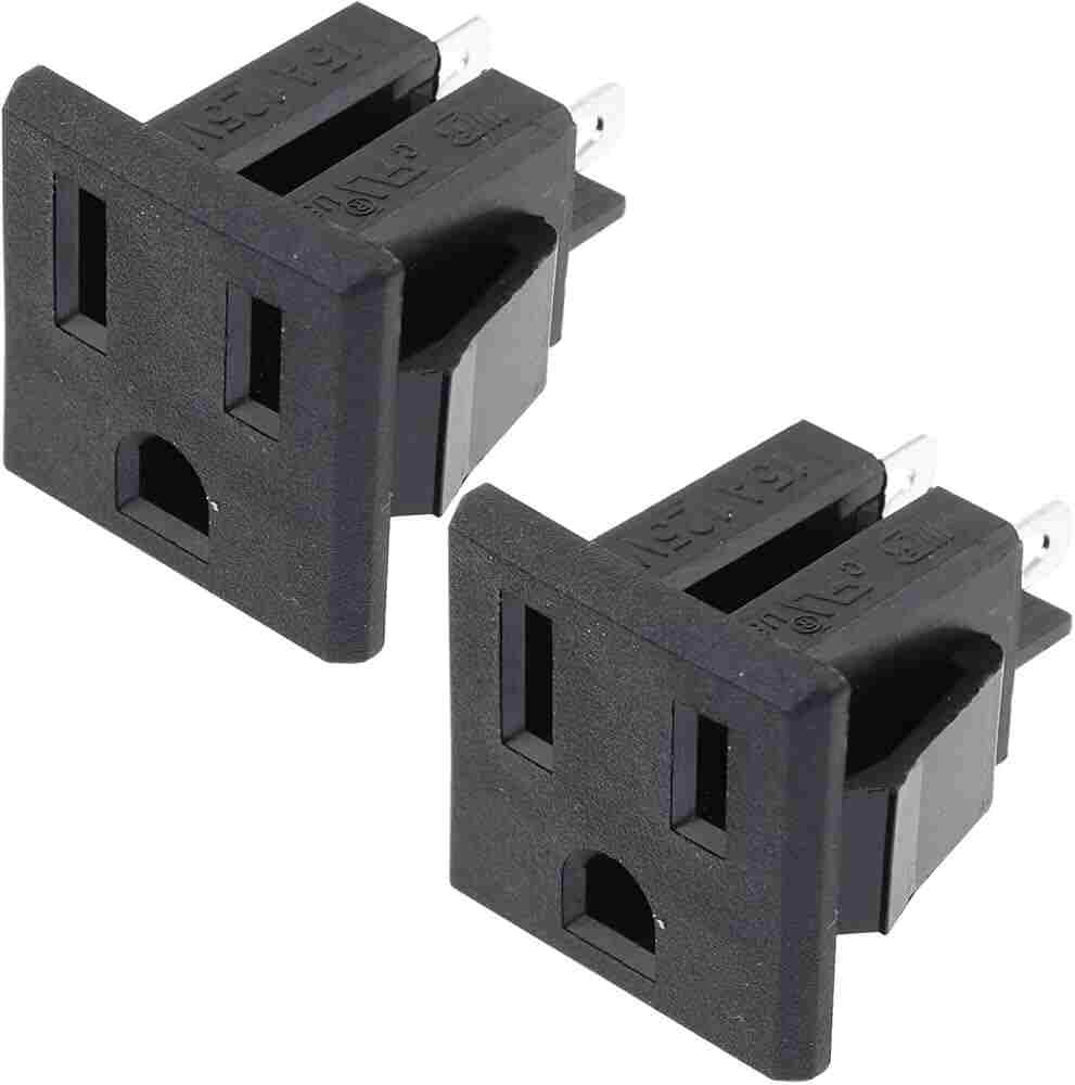 OUTLET CONECTOR M YEL- BLK PLAS 15A VT-TR