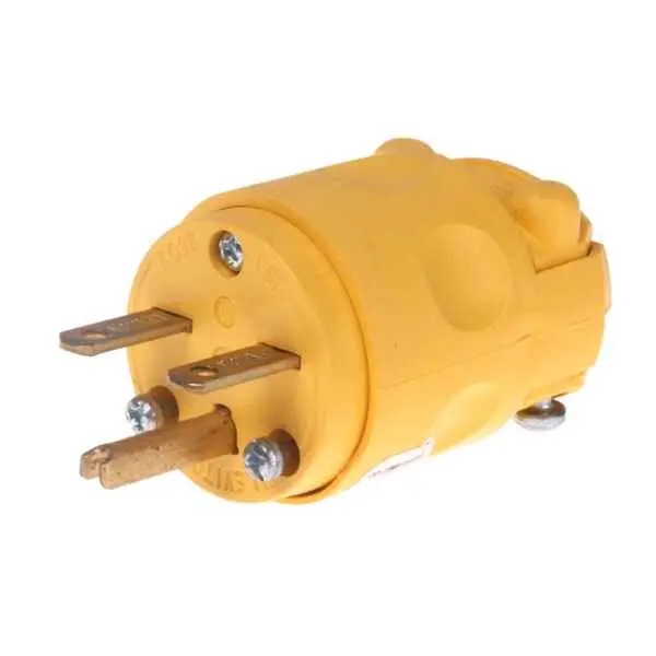 Outlet Connector M Yel-Blk 220v 15a VT
