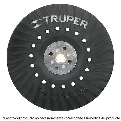 BACKING PAD RUBBER 7" RES-DILI 7P TR