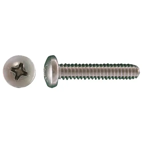 PAN HEAD SS 1/4" -20 x 3/4" MACHINE SCREW- 07133 - EACH 