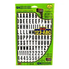 PINK VINYL LETTER E 3/4"   HY-KO - 30102