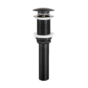 POP-UP STRAINER PLUG MATTE BLACK - TDSMCS1-BLK