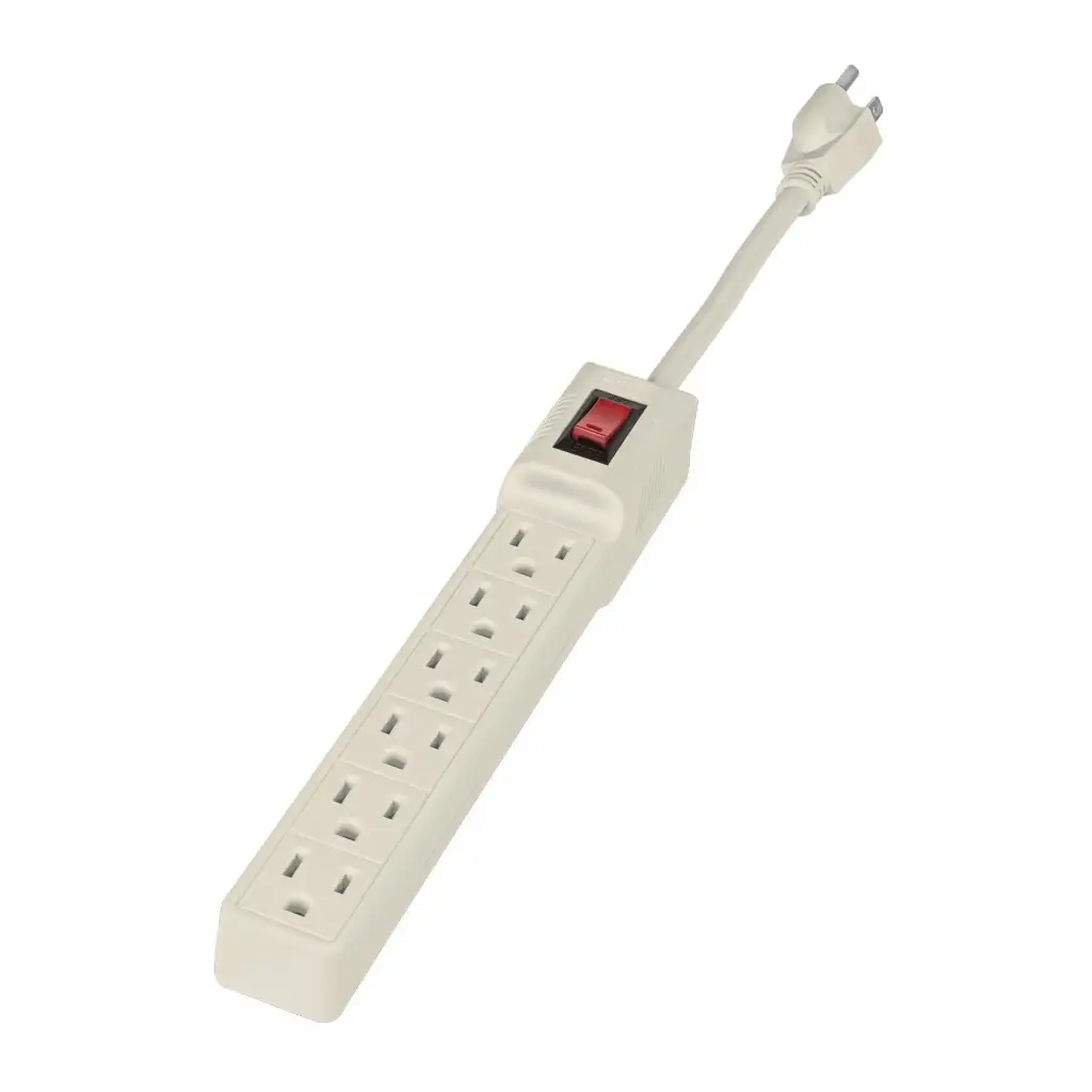 POWER STRIP 6 OUTLET 14AWA - TRUPER