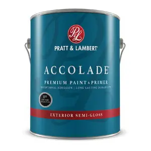 PRATT& LAMBERT ACCOLADE EXTERIOR LATEX SEMI-GLOSS NEUTRAL BASE 1 GAL - 0000Z4983-16
