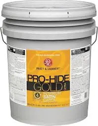 PRATT& LAMBERT PRO-HIDE GOLD ULTRA INTERIOR LATEX SATIN BRIGHT WHITE BASE 5 GAL - 0000Z9480-20
