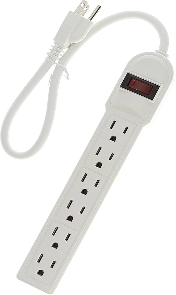 GO GREEN SURGE PROTECTOR 6-OUTLET WHITE MP6X - GG16103MS