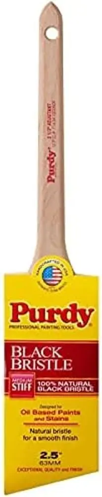 PURDY EXTRA OREGON ANGLE BLACK BRISTLE SASH TRIM BRUSH 2.5" - 144024025