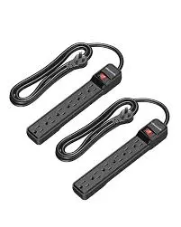 Power Strip 6 Outlets Aterrizadas Rotor RO2722