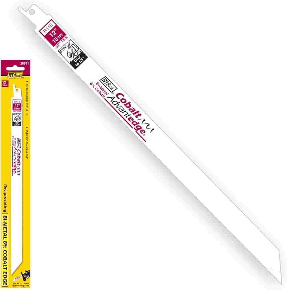 R118C 12" 18T BI-METAL RECIP SAW BLADE IVY - 28631