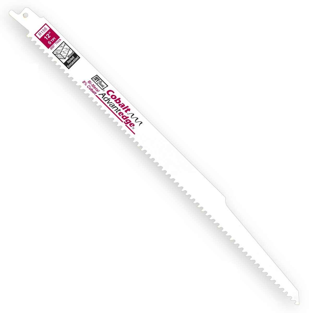 R156C 12" 6T BI-METAL RECIP SAW BLADE IVY - 28632