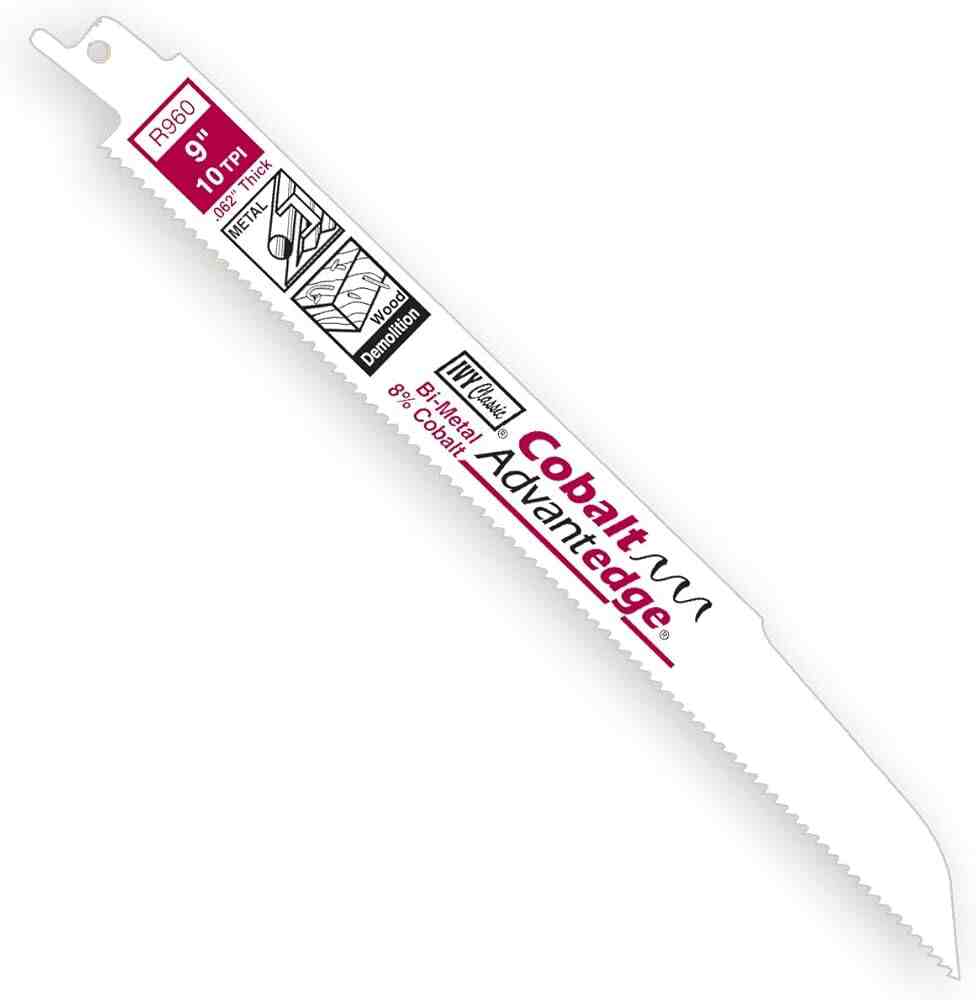 R960C 9" 10T BI-METAL RECIP SAW BLADE IVY - 28636