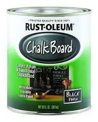 RUST OLEUM CHALKBOARD BLACK QT - 206540