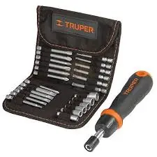 SCREWDRIVER- BIT SET RATCH 26PC JDM 26TR